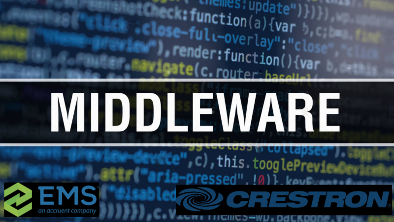 code for middleware ems crestron